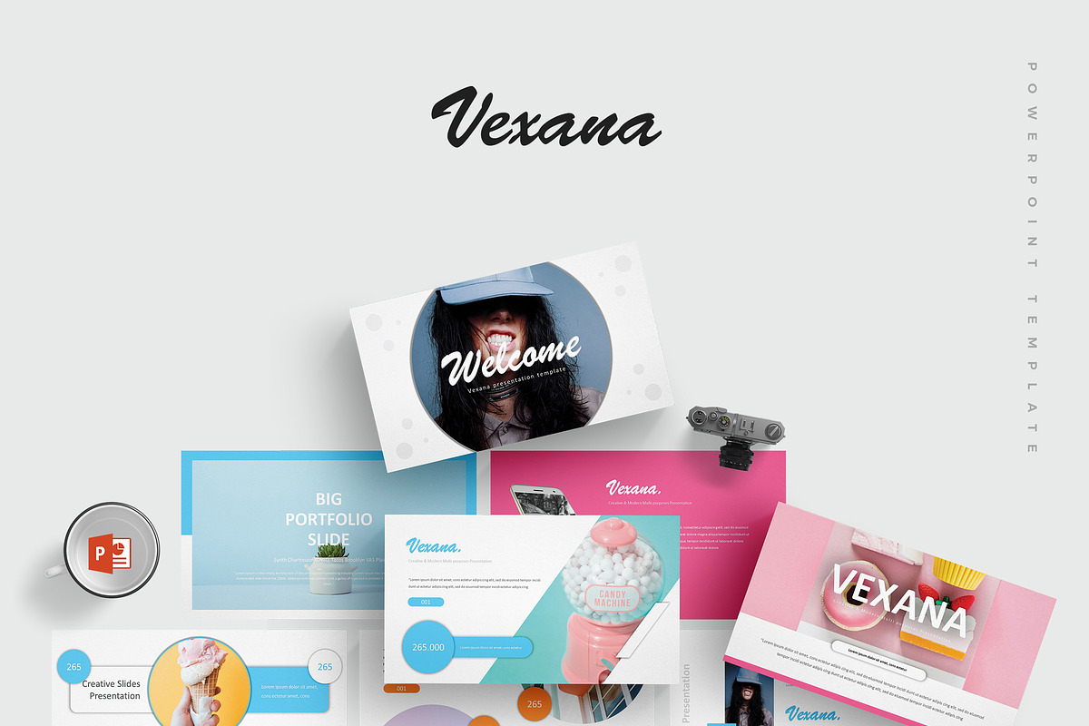 Vexana - Powerpoint Template in PowerPoint Templates - product preview 8