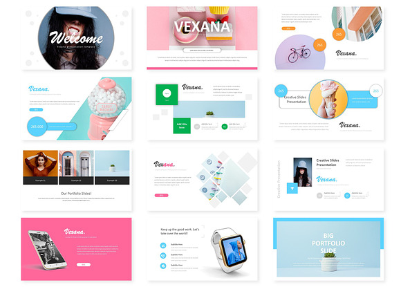 Vexana - Powerpoint Template in PowerPoint Templates - product preview 1