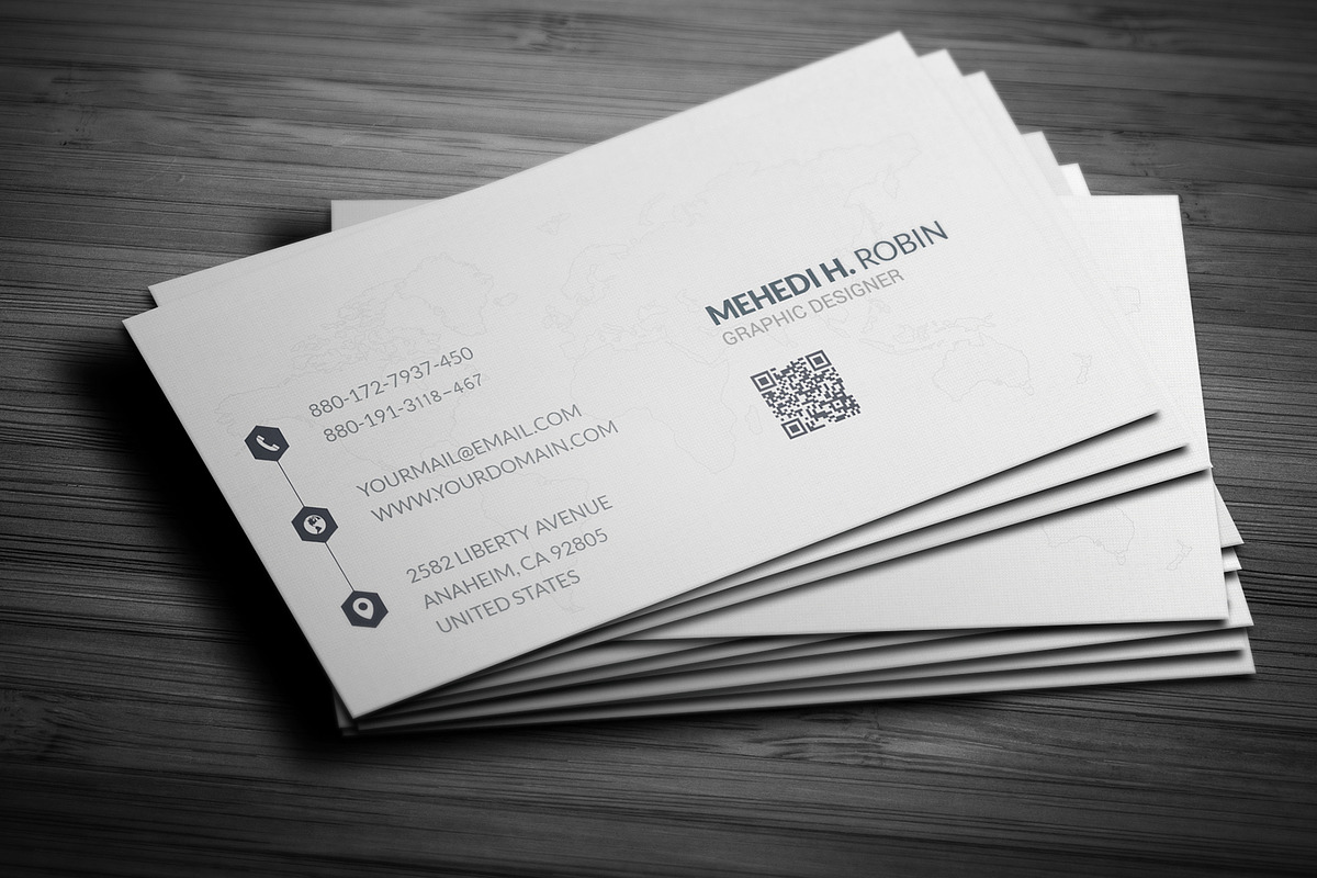 Simple Business Card Design vol-01 in Business Card Templates - product preview 8