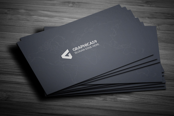 Simple Business Card Design vol-01 in Business Card Templates - product preview 1