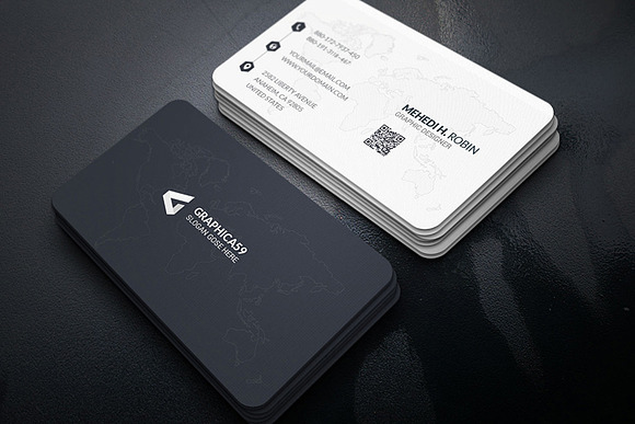 Simple Business Card Design vol-01 in Business Card Templates - product preview 3