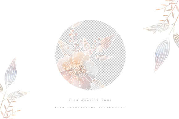 MISTY - Floral Graphics and Monogram in Illustrations - product preview 1