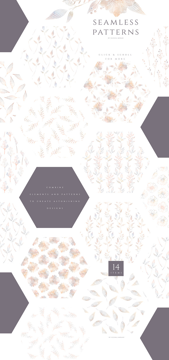 MISTY - Floral Graphics and Monogram in Illustrations - product preview 6