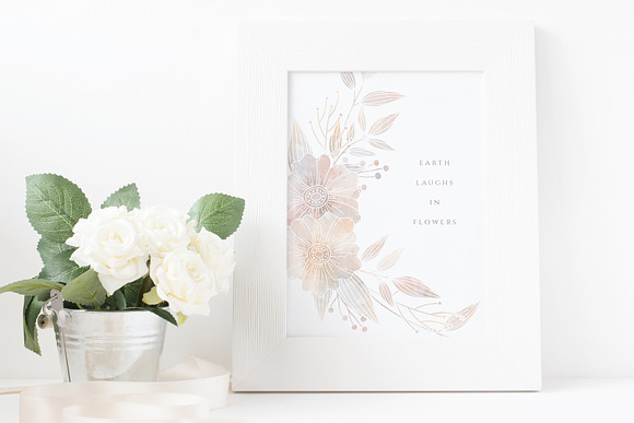 MISTY - Floral Graphics and Monogram in Illustrations - product preview 8