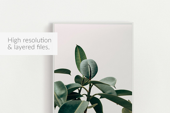 Double Poster Mockup,  5x7 Ratio  in Graphics - product preview 3