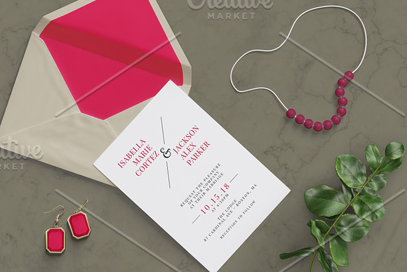 Simple Wedding Invitation in Wedding Templates - product preview 3