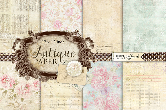 Antique Paper in Textures - product preview 1