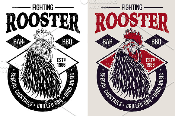 Rooster | Vector Art and Design in Illustrations - product preview 1
