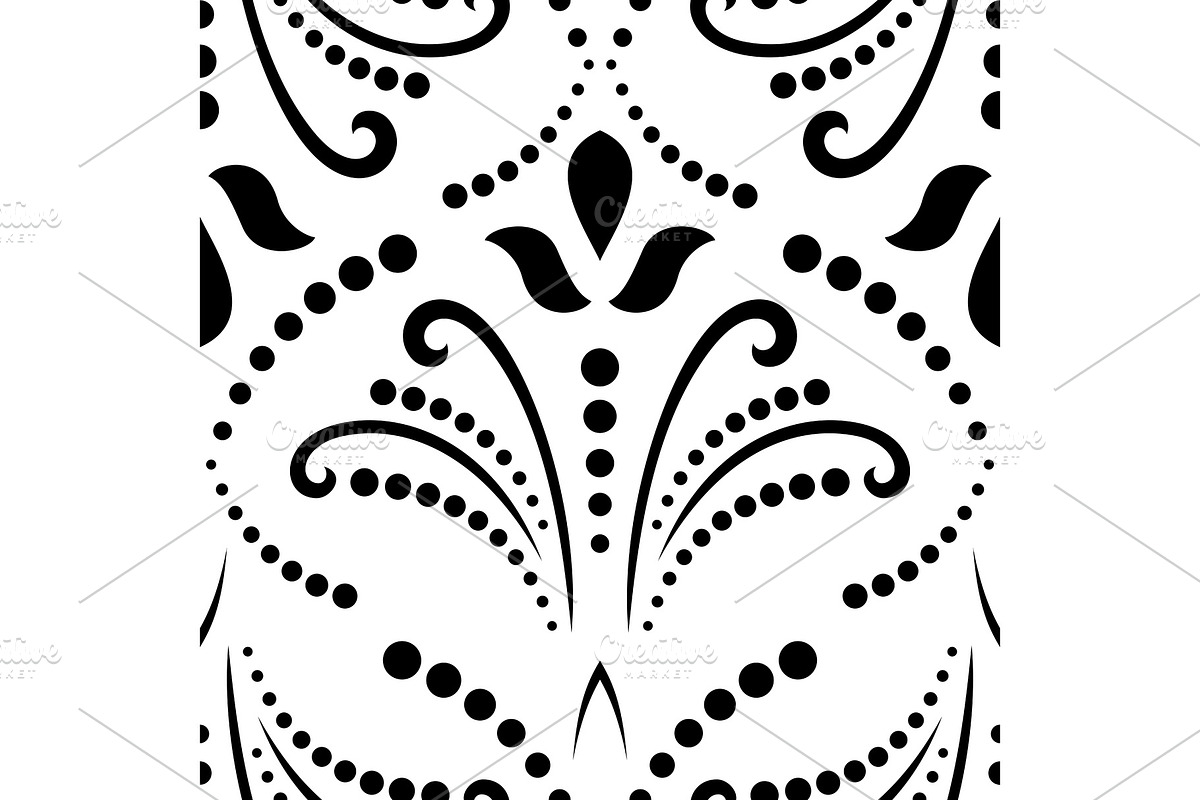 Floral Vector Abstract Pattern in Patterns - product preview 8