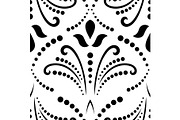 Floral Vector Abstract Pattern