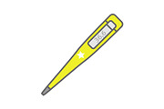 Thermometer for babies color icon