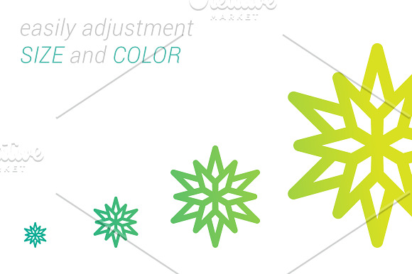 Snowflake Mini Icon in Graphics - product preview 1