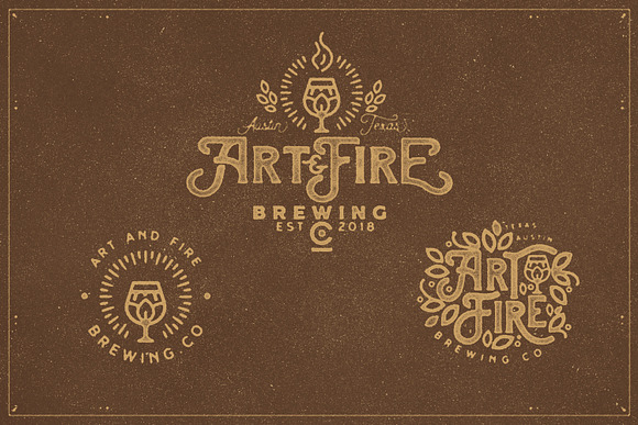 The Brewski - Textured Typeface in Custom Fonts - product preview 6