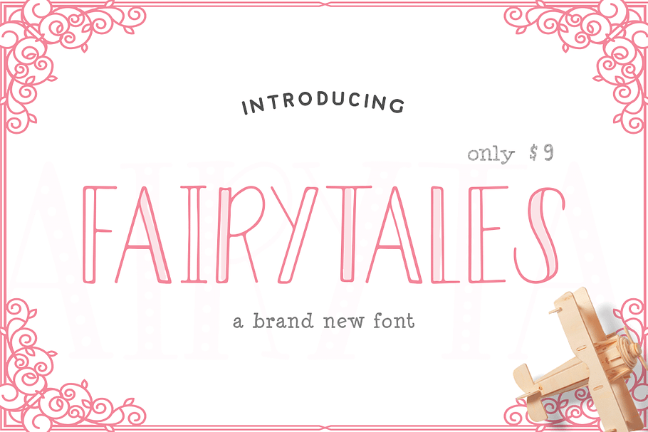 Fairytales Font (Only $9) in Display Fonts - product preview 8