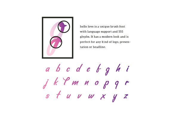 hello love - script font (+bonus) in Love Fonts - product preview 1