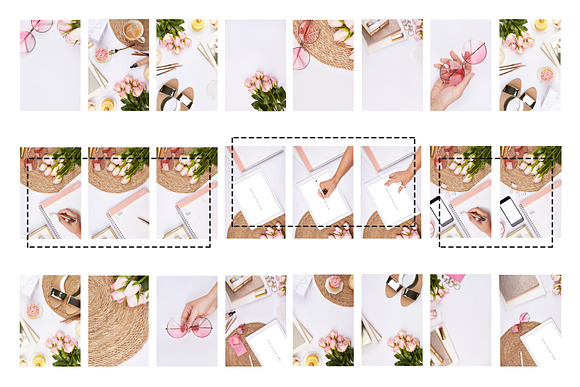 Floral Blogger Beauty Mockup Bundle in Product Mockups - product preview 5
