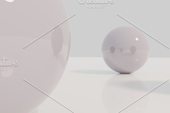Black and White Reflective Spheres in Textures - product preview 3