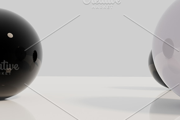 Black and White Reflective Spheres in Textures - product preview 10