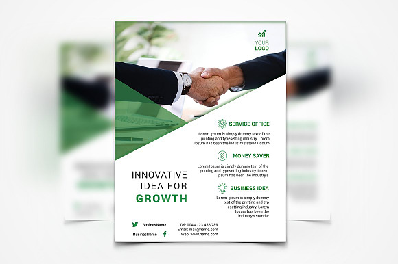 Business Flyers - 6 Templates in Flyer Templates - product preview 3