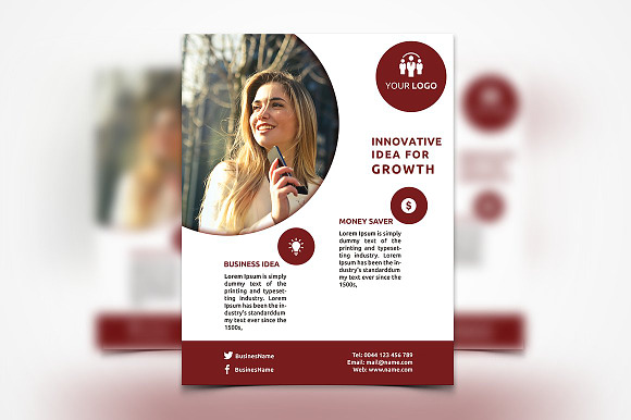 Business Flyers - 6 Templates in Flyer Templates - product preview 5