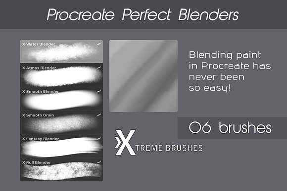 Procreate Blenders Brushset in Photoshop Brushes - product preview 1