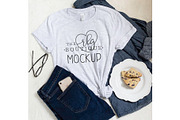 Ash + Blues T-shirt Mockup