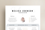 Resume Template 1 page | "Amsterdam"