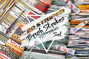 20 Striped Brush Strokes Patterns