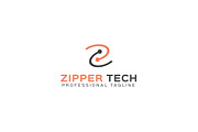 Zipper Tech Logo Template