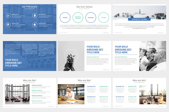 Pro Minimalist PowerPoint Template in PowerPoint Templates - product preview 5