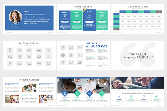 Pro Minimalist PowerPoint Template in PowerPoint Templates - product preview 9
