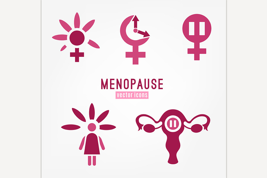 Menopause vector icon in Illustrations - product preview 8