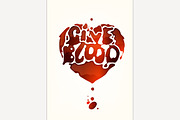 Give blood poster