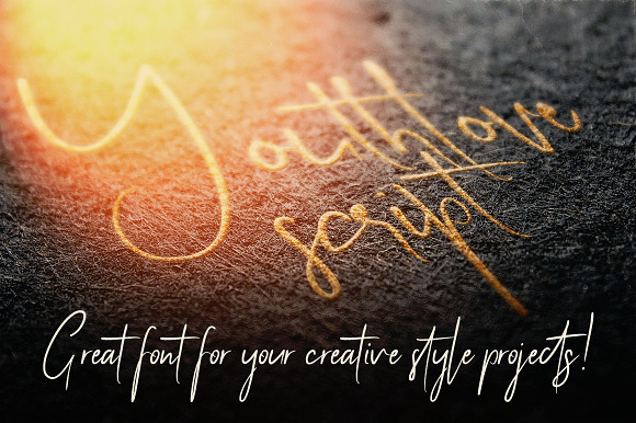 Youthlove Script Font in Script Fonts - product preview 3