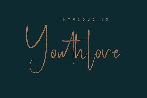 Youthlove Script Font in Script Fonts - product preview 4
