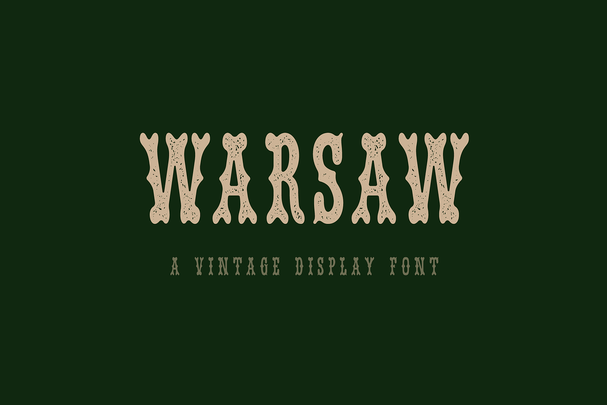 Warsaw in Display Fonts - product preview 8