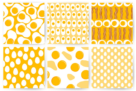 Eggs, 6 patterns + 3 posters in Patterns - product preview 5