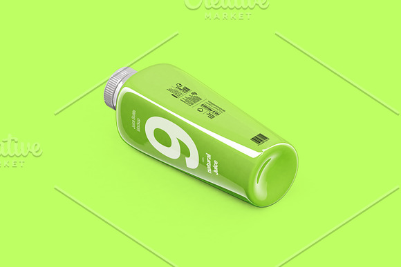 Juice Bottle Mockup in Product Mockups - product preview 8