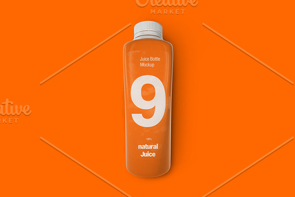 Juice Bottle Mockup in Product Mockups - product preview 10