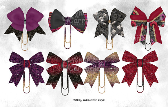 Midnight Bows Collection in Illustrations - product preview 1