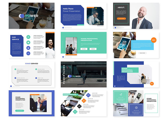 Power - Keynote Template in Keynote Templates - product preview 1