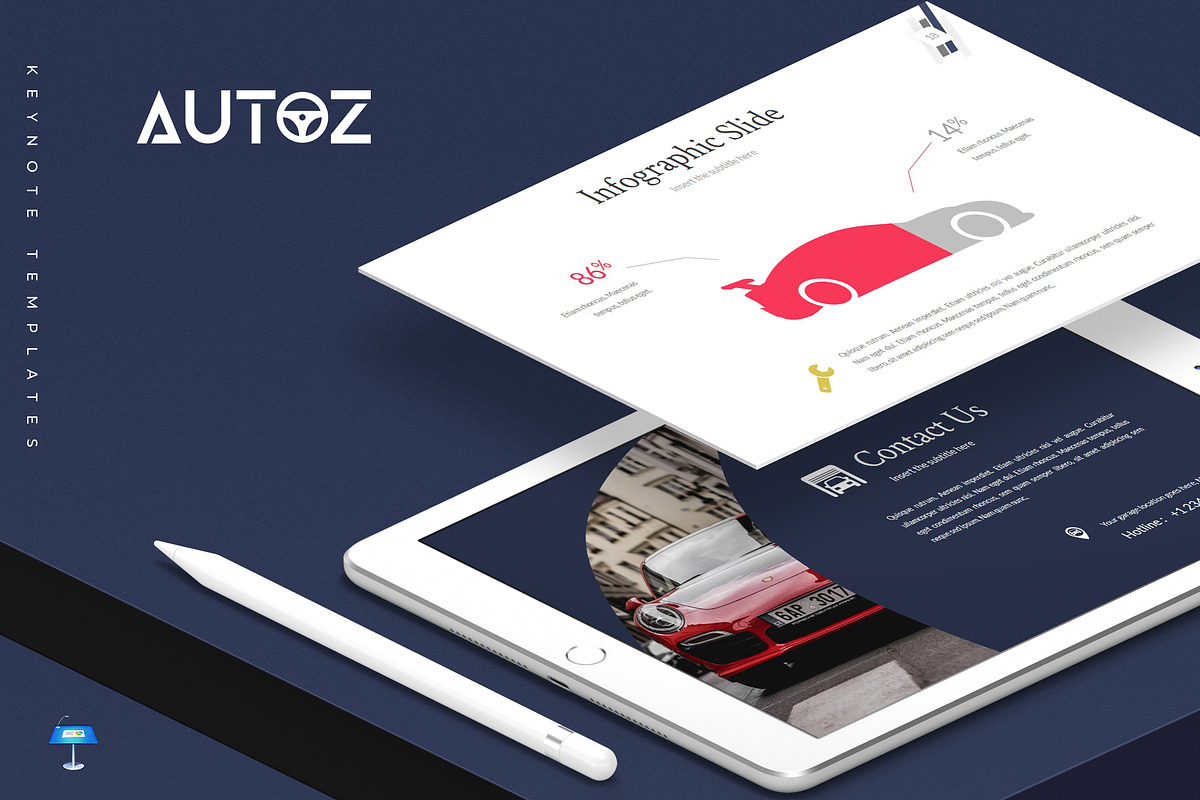 Autoz - Keynote Template in Keynote Templates - product preview 8