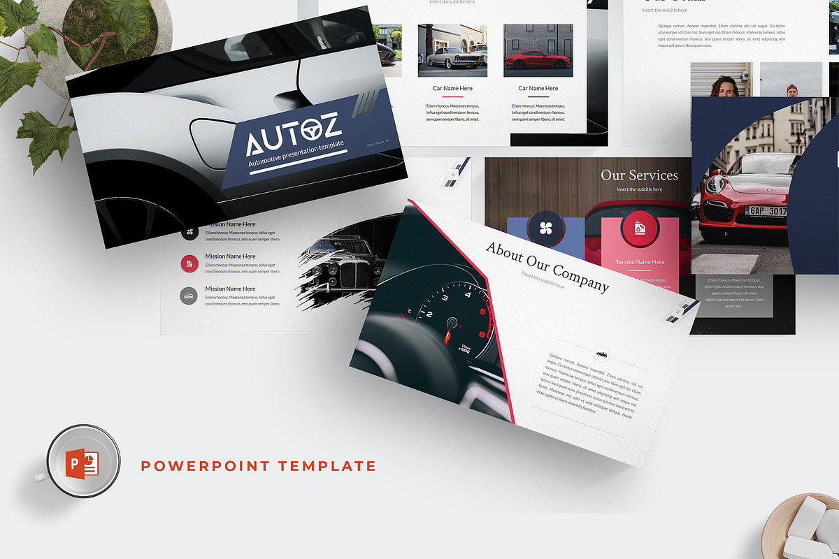 Autoz - Powerpoint Template in PowerPoint Templates - product preview 8
