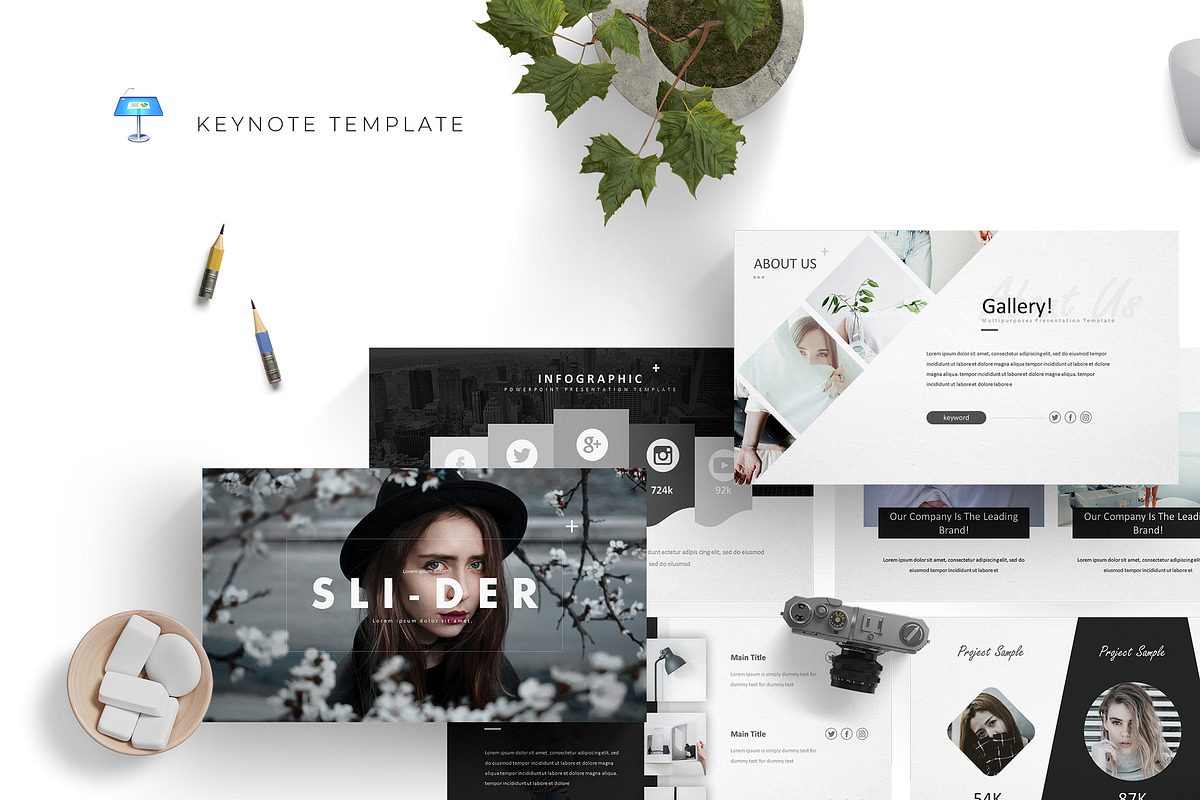 Slider - Keynote Template in Keynote Templates - product preview 8