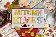Autumn collection. Clipart&Pattern