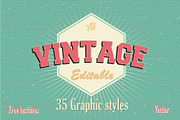 35 Vintage Graphic styles