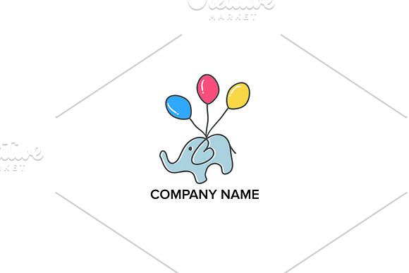 Elephant logo design in Logo Templates - product preview 1