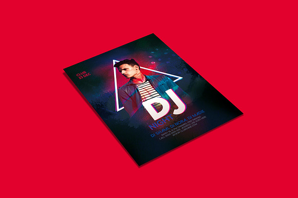 DJ Night Party Flyer in Flyer Templates - product preview 3