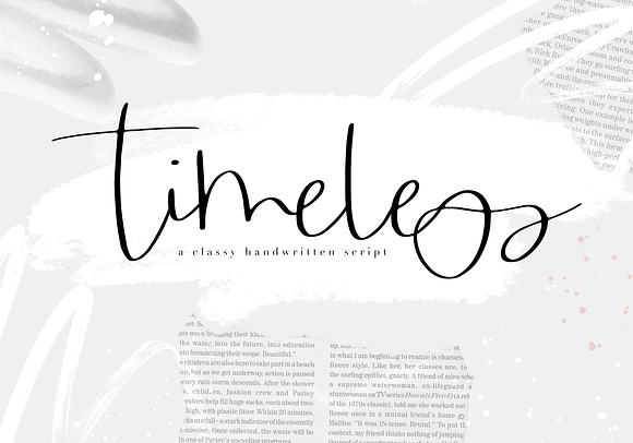 Timeless - Handwritten Script Font in Script Fonts - product preview 12