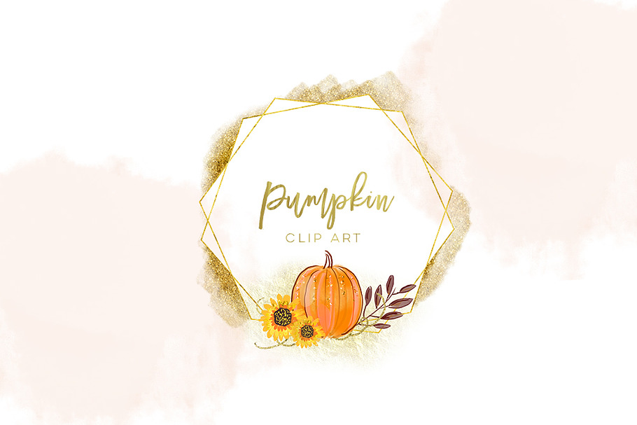 Pumpkins Watercolor Collection in Illustrations - product preview 8